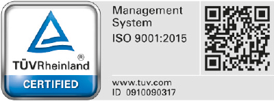 Quality management system certification ISO 9001:2015